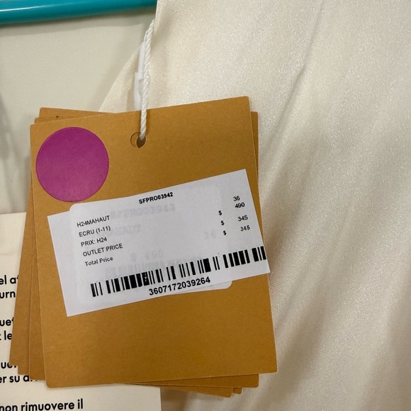 Sandro Cream Long Sleeve Nightgown - Picture 4 of 5